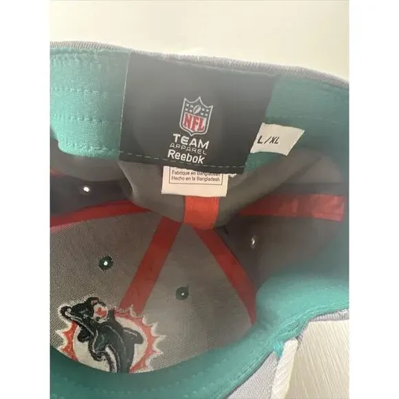 Miami Dolphins NFL Football L/xl Sports Hat Cap - Picture 8 of 8